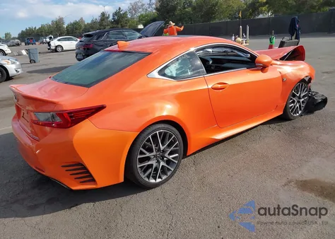 2016 Lexus Rc 200T from USA, damaged, VIN JTHHA5BCXG5000345